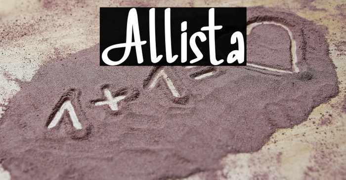 Allista Example 2