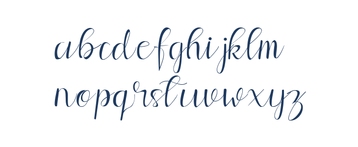 Allisya Regular Lowercase