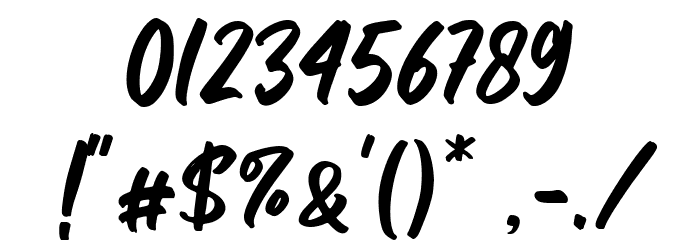 Allisya Font OTHER CHARS