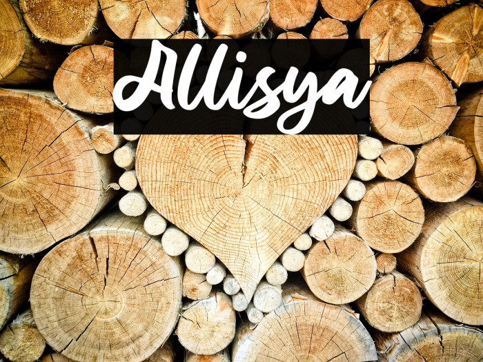 Allisya Example 2