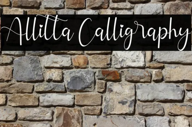 Allitta Calligraphy Example 1