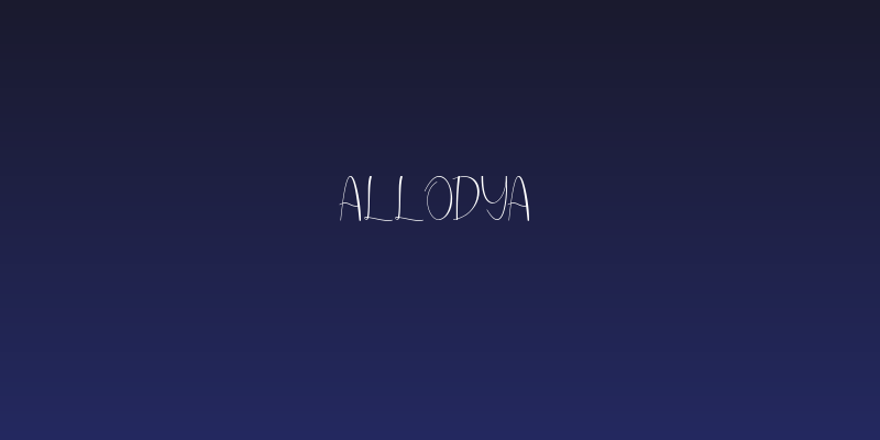 Allodya Social Header