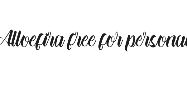 Alloefira free for personal Logo