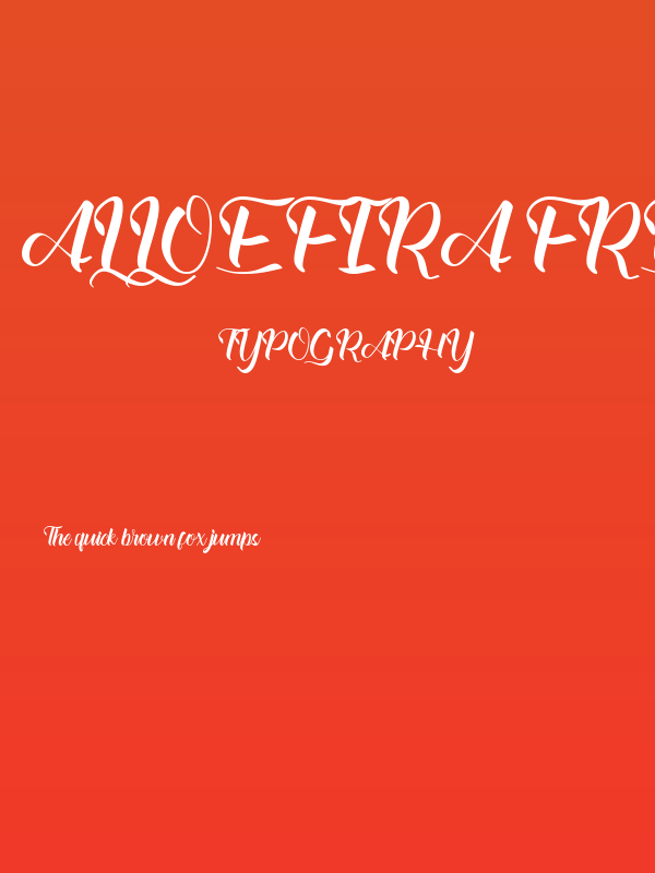 Alloefira free for personal Poster