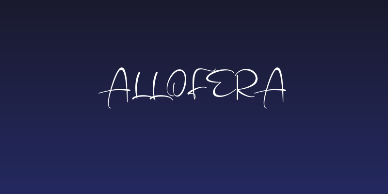 Allofera Social Header