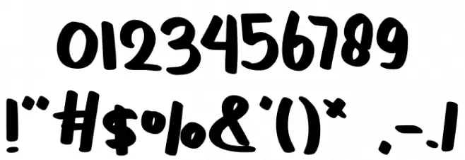 Alloha Schriftart Anderer Schreiben