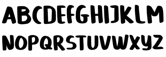 Alloha Schriftart Groß