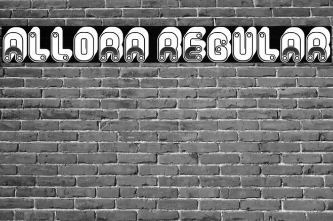 Allora Regular Font examples