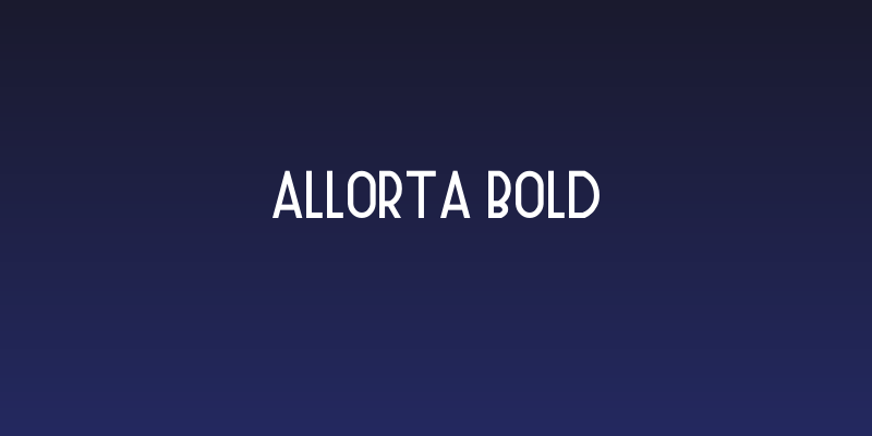 Allorta Bold Social Header