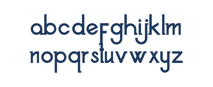 Allorta Bold Lowercase