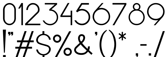 Allorta Font OTHER CHARS