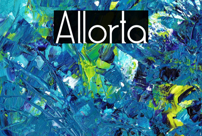 Allorta Font examples