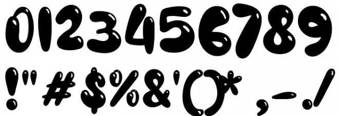 Alloy Ink Font Alte caractere