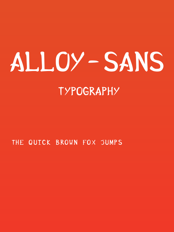 Alloy-Sans Poster