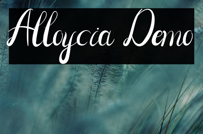 Alloycia Demo Example 1