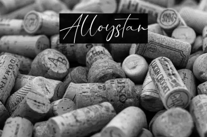 Alloystan Font examples