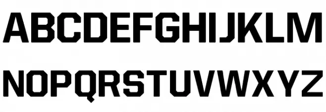 Allstar4 خط أحرف صغيرة