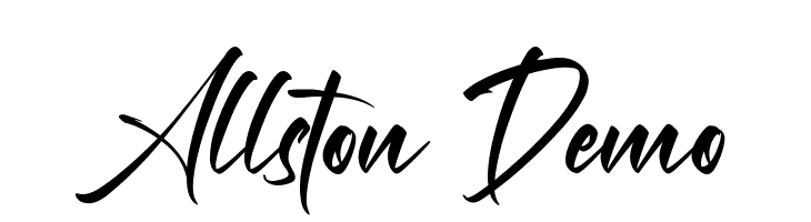 Allston Demo  Frei Schriftart Herunterladen