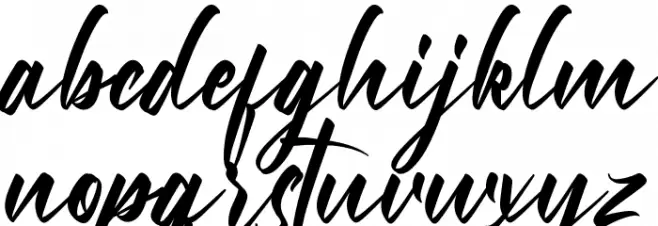 Allston Demo Schriftart Kleinbuchstaben
