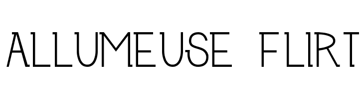 Allumeuse Flirt 字体