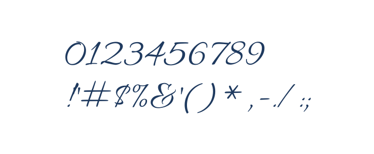 Allura Regular1 Other Characters