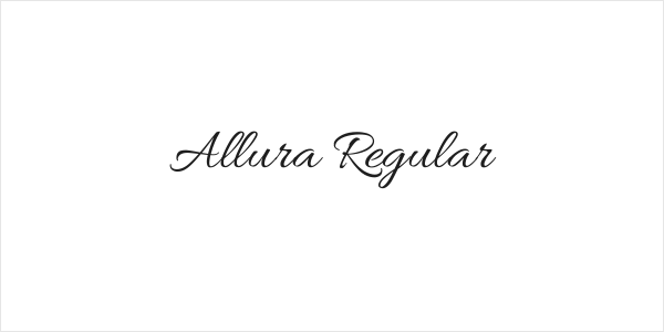 Allura Regular Logo