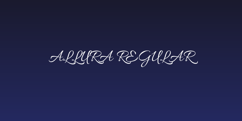 Allura Regular Social Header