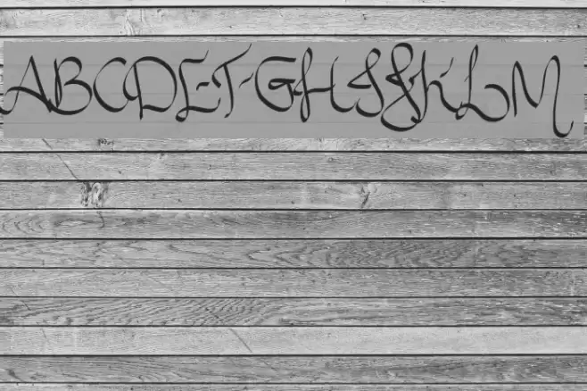 Allura Script Font examples