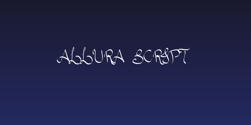 Allura Script Social Header