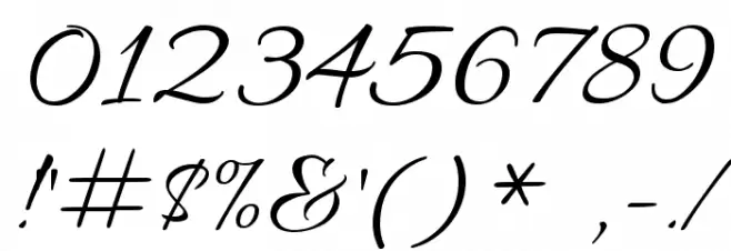 Allura Font OTHER CHARS