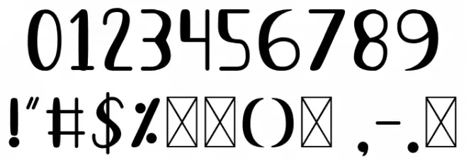 Allure Of The Sun Font OTHER CHARS