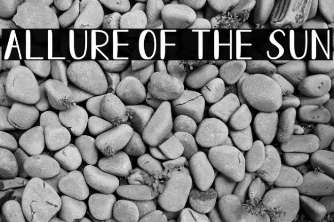 Allure Of The Sun Font examples