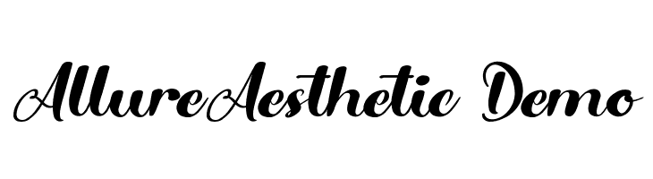 AllureAesthetic Demo  Descarca Fonturi Gratis