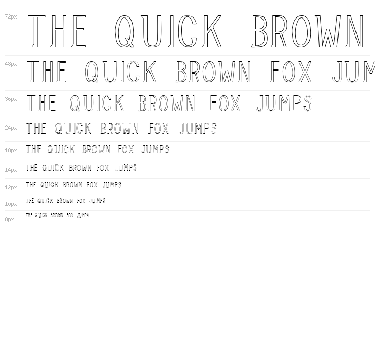 Allusion Outlined Waterfall