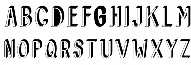 Allusion Shadow Font OTHER CHARS