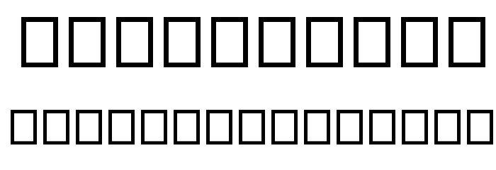 AllusionOutlined Font OTHER CHARS