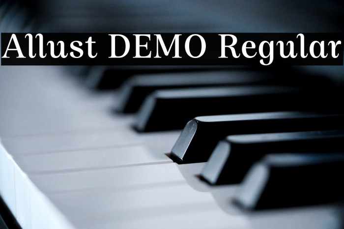 Allust DEMO Regular Example 1