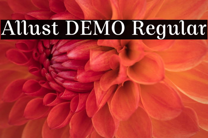 Allust DEMO Regular Example 3