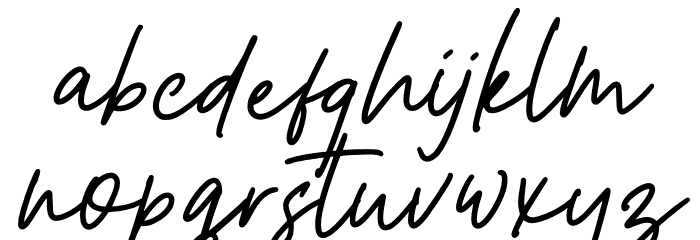 Allvienta Font LOWERCASE