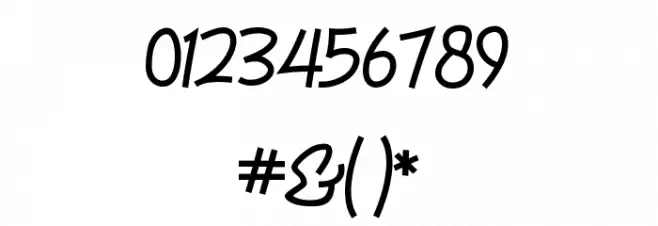 Allysia Font OTHER CHARS