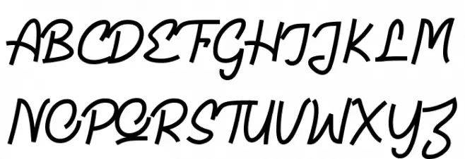 Allysia Schriftart Groß