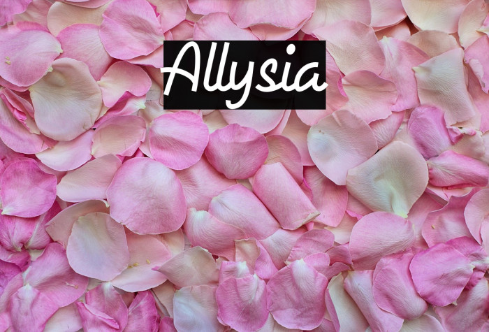 Allysia Example 2