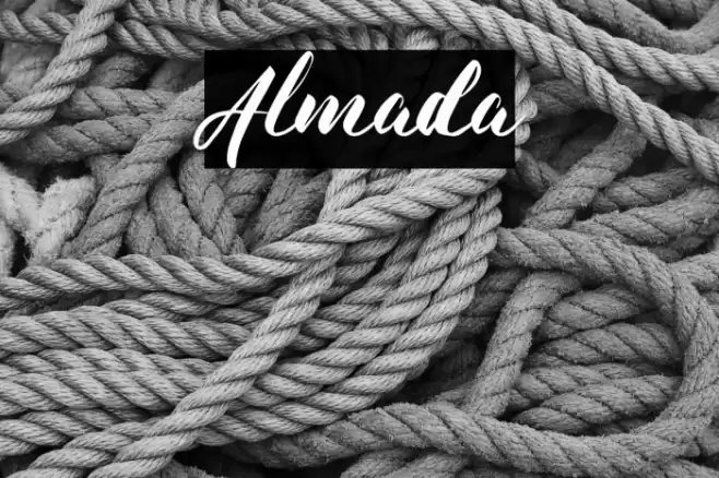 Almada Font examples