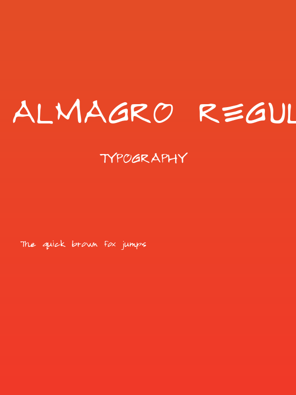 Almagro Regular Poster