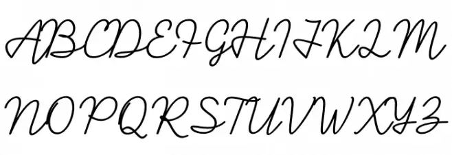 Almaheera Schriftart Groß