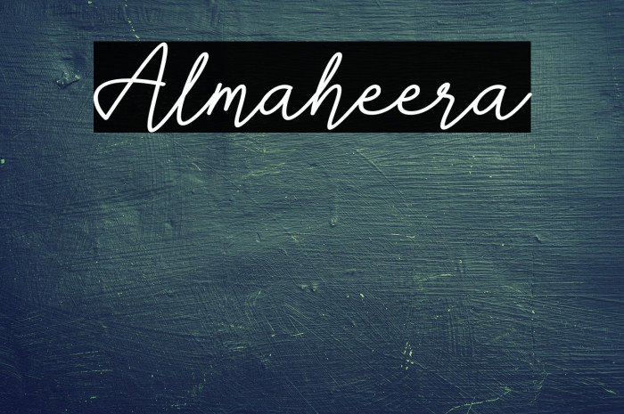 Almaheera Example 2