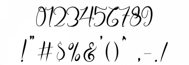 Almahira Font OTHER CHARS