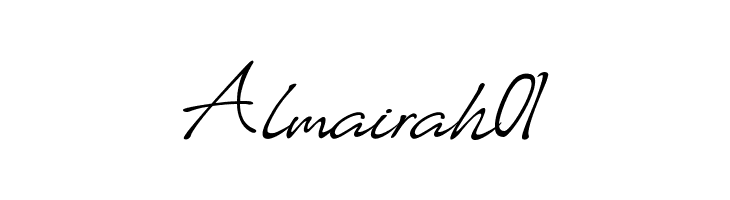 Almairah01 Font