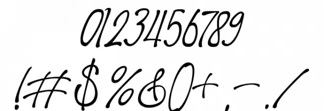 Almairah01 Font OTHER CHARS