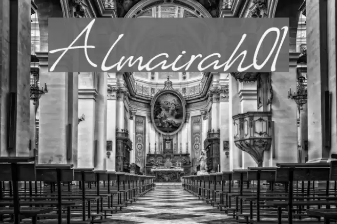 Almairah01 Font examples